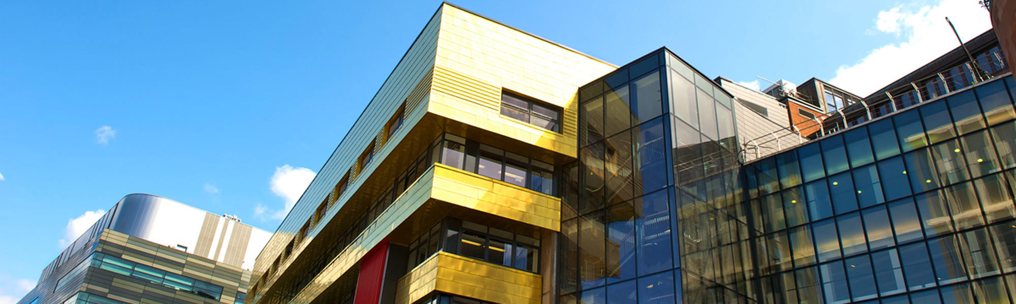 Image show the Strathclyde Business School Building in Glasgow, Scotland